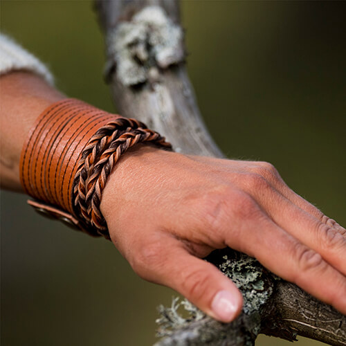 Läderarmband nanna 2